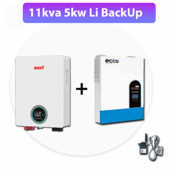 11Kva Ecco 5kw Lithium BackUp System Over 8Hours RunTime