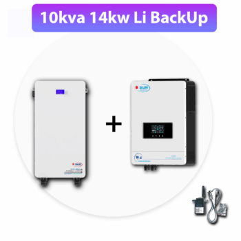 10.2Kva 14Kw Lithium Backup System + Installation Kit