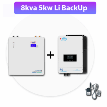 8.2Kw Inverter 5Kw Backup System + Installation
